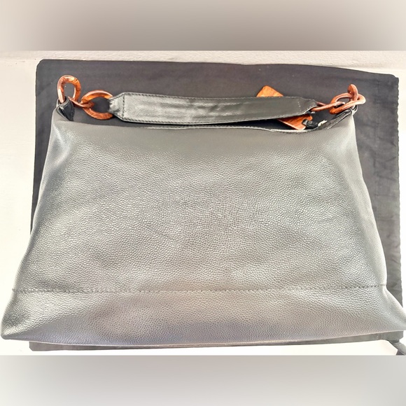 Auth CHANEL Black CC Caviar Large Hobo Bag, 14.9” x 10.2” - Picture 11 of 17